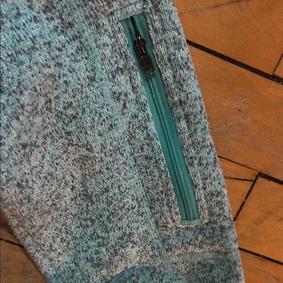 EUC Patagonia Seafoam Green Fleece Pullover - Picture 5 of 10
